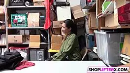 Teen thief faces police or fuck choice at work