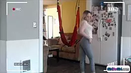 Teen Delivers Steamy Masturbation Show on Hidden Nannycam