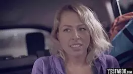 this cute teen 18+ hitchhiker was made for outdoor pleasure