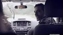 this cute teen 18+ hitchhiker was made for outdoor pleasure