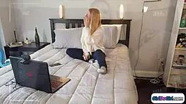 Teen Delivers Steamy Masturbation Show on Hidden Nannycam