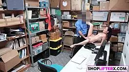 Gal Jade Screams As She Fucks The Officer For Theft In The Office!