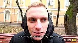 Hey, that strict tutor is totally into quick sex with her student!