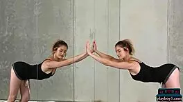 Flexible Teen Dakota Burd Nude Gymnastics for Playboy