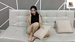 She thinks she's lesbian, calls friend for revenge, they RECORD having SEX and LICKING each other's ASS.