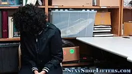 Busty amateur caught with policeman in reality scene