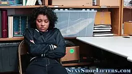 Busty amateur caught with policeman in reality scene