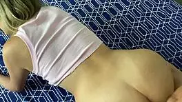 horny step sister masturbates in room caught by step brother