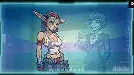 clothes ripped off in this sexy comic scene