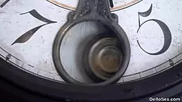 Seductive babe rubbing her tight twat to climax! 🔥