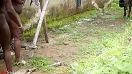 Landlord Catches Tenant Fucking Outdoors Without Shame