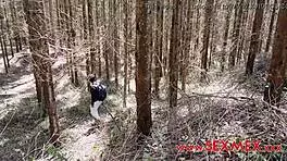 Horny Petite 18+ Nymph Receives Cum In Mouth In Forest POV