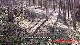 Horny Petite 18+ Nymph Receives Cum In Mouth In Forest POV