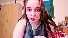 Chubby Redhead Teen Eating Chips Asmr