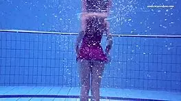 Elena Proklova Alone In Pool