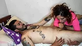 cute teen 18+ rides hard then gets cum in her mouth