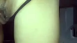 Latina Wife Sends Secret Videos of Dildo Play with Double Penetration Under Her Skirt to Friend's Husband