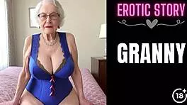 Step Grandson Fucks His Old Granny With Big Tits In Taboo Encounter, Part 1