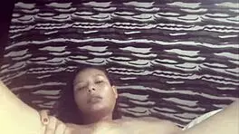 Latina Wife Sends Secret Videos of Dildo Play with Double Penetration Under Her Skirt to Friend's Husband