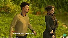 Entrepreneur babe flaunts perky tits and nice nipples in roleplay game