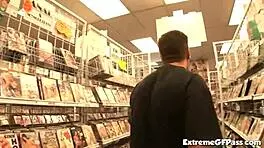 threesome with milf slut audrianna angel taking dick in her pussy 😈