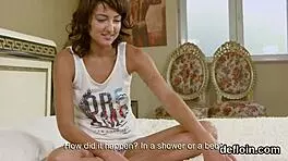 lovesome teen 18+ spreads narrow vagina for hardcore defloration