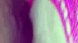 Tight young milf pussy filled with cum on camera