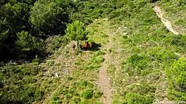 Drone Catches Young 18+ Couple FUCKING Outdoors!