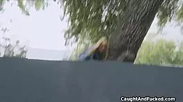 Backyard camping turns into blowing a stranger