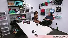 what was this beautiful black chick doing stealing lingerie?