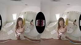 New maid performs blowjob and handjob in taboo group scene