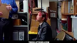 petite 18+ asian stepmom trades sex with officer for shoplifter stepdaughter - Christy Love, Kimberly Chi