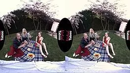 New maid performs blowjob and handjob in taboo group scene