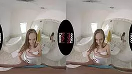 New maid performs blowjob and handjob in taboo group scene