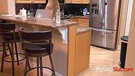 Father-in-law gets blowjob from young stepdaughter!