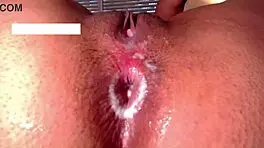 Hot girl rides big dildo