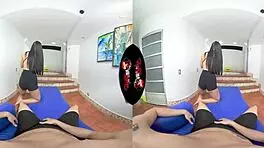 Vrlatina's cute tiny 18+ Latina teen explores reality in 5K VR.