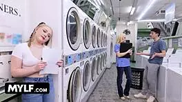 hey, wanna see a blonde stepmom and stepdaughter bang a young 18+ stud?