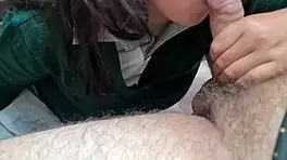 latina teen blowjob before school, loves cum 😋