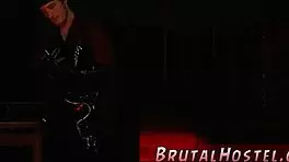 tiny teen endures anal and licking in bondage with sydney