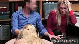 Border patrol catches step mother and friends in sex with police uniform! Petite teen and old mommy involved.