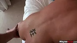 Massage with Mia Mae turns into wild first-time anal adventure outdoors.