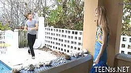 hidden camera captures me fucking my stepsister on her birthday she invited me to play musical chairs and i end up pounding her in 4 on her chair