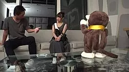 Frustrated beauty hesitates with vibrator on pussy, then melts into intense sex and cumshot