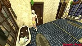 Goku's cap 2: Maestro Roshi's harem goes wild with sex, trios, and orgies, aiming for anal finishes, but something goes wrong