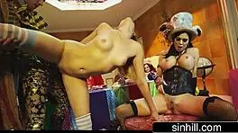 crazy ffm threesome at wonderland tea party with mia malkova and jasmine jae?