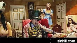 crazy ffm threesome at wonderland tea party with mia malkova and jasmine jae?