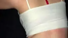 cute blonde girlfriend moans in missionary with boyfriend