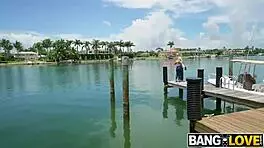 ashley barbie shows off her massive ass in hardcore action, getting cumshot on big tits and blonde milf body