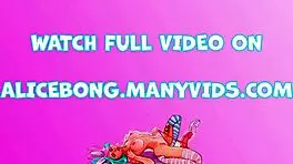 wet rabbit masturbates pussy with toys in cosplay costumes